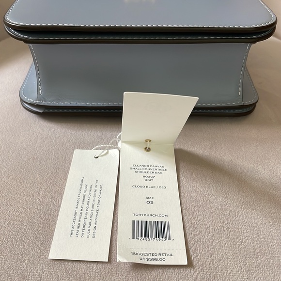 Tory Burch Eleanor Canvas small convertible shoulder bag - Picture 9 of 9